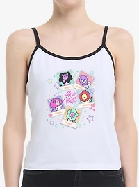 Kpop Demon Hunters Saja Friends Polaroids Womens Cami