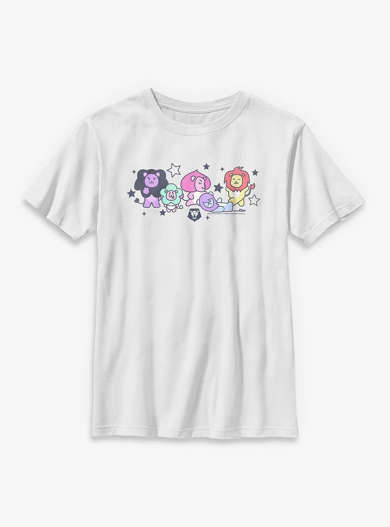 Kpop Demon Hunters Saja Friends Lions Youth T-Shirt