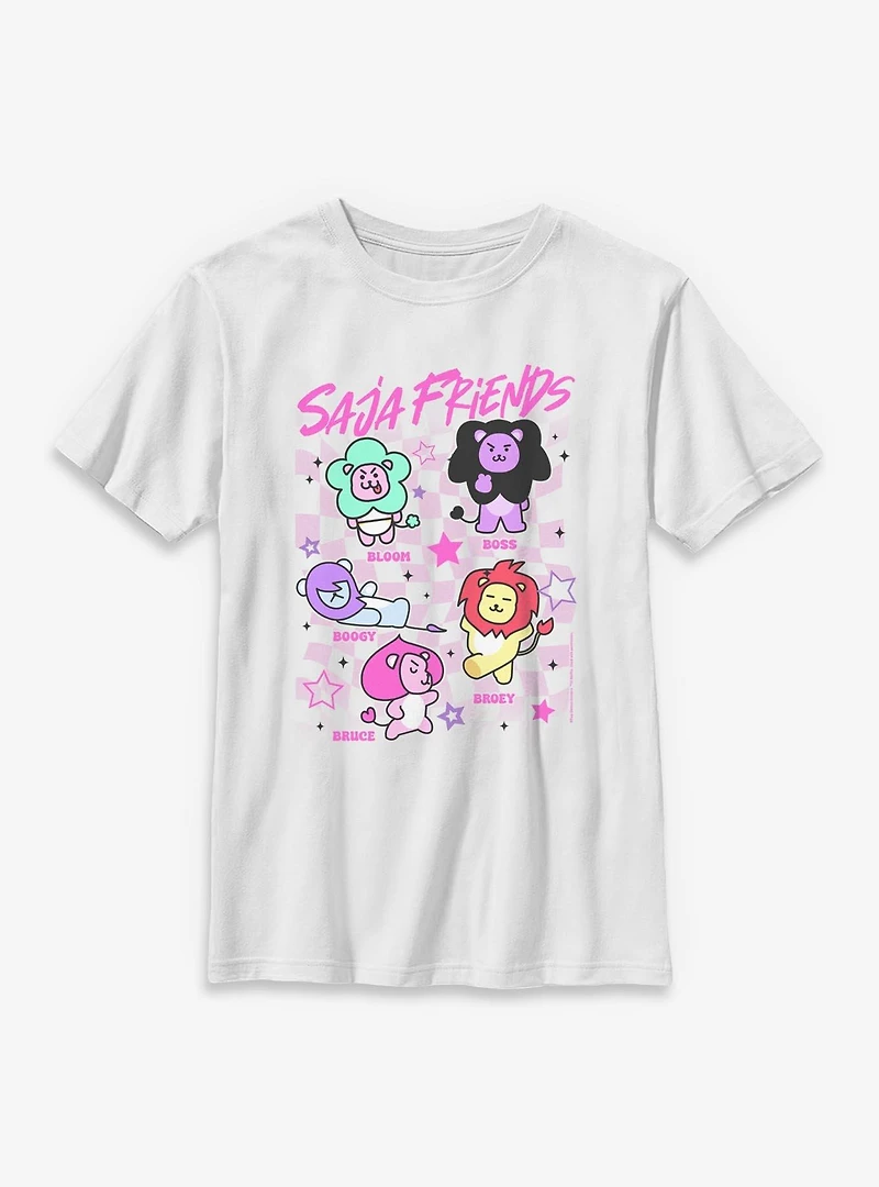 Kpop Demon Hunters Saja Friends Jumble Youth T-Shirt