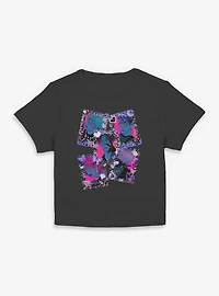 Kpop Demon Hunters Saja Boys Dark Toploader Deco Photocards Womens Baby Tee