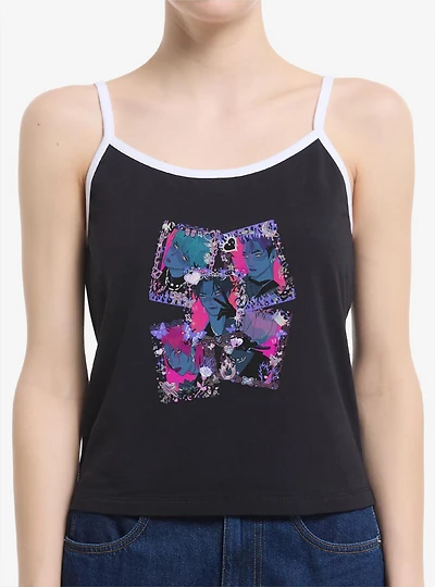 Kpop Demon Hunters Saja Boys Dark Toploader Deco Photocards Womens Cami