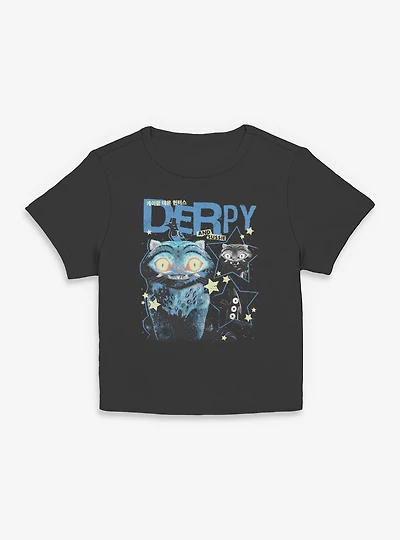 Kpop Demon Hunters Derpy And Sussie Stars Womens Baby Tee