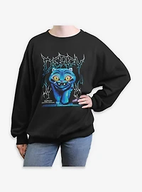 Kpop Demon Hunters Derpy Rock Womens Oversized Sweatshirt Box Lunch Exclusive