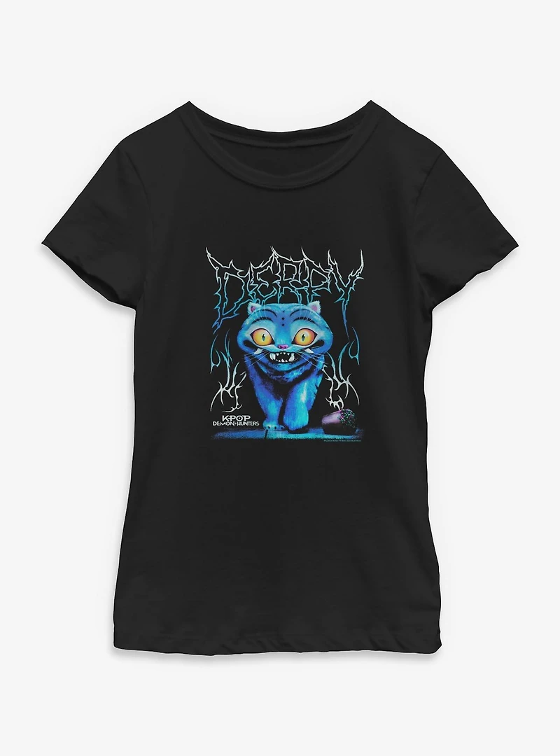 Kpop Demon Hunters Derpy Rock Youth Girls T-Shirt Box Lunch Exclusive