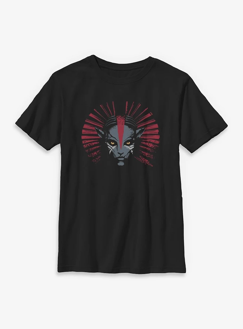 Avatar: Fire And Ash Varang Face Youth T-Shirt