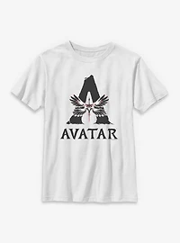 Avatar: Fire And Ash Big Creature Avatar Logo Youth T-Shirt