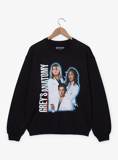 Grey's Anatomy Characters Multi-Portrait Crewneck - BoxLunch Exclusive