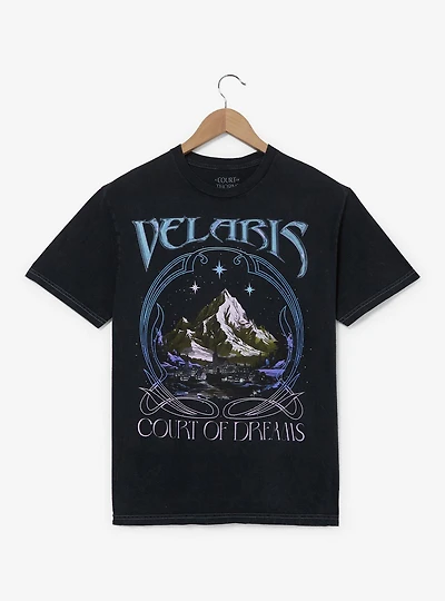 A Court of Thorns and Roses Velaris Foil Print T-Shirt - BoxLunch Exclusive
