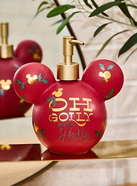 Disney Mickey Mouse More Holly Holiday Ornament Soap Pump - BoxLunch Exclusive