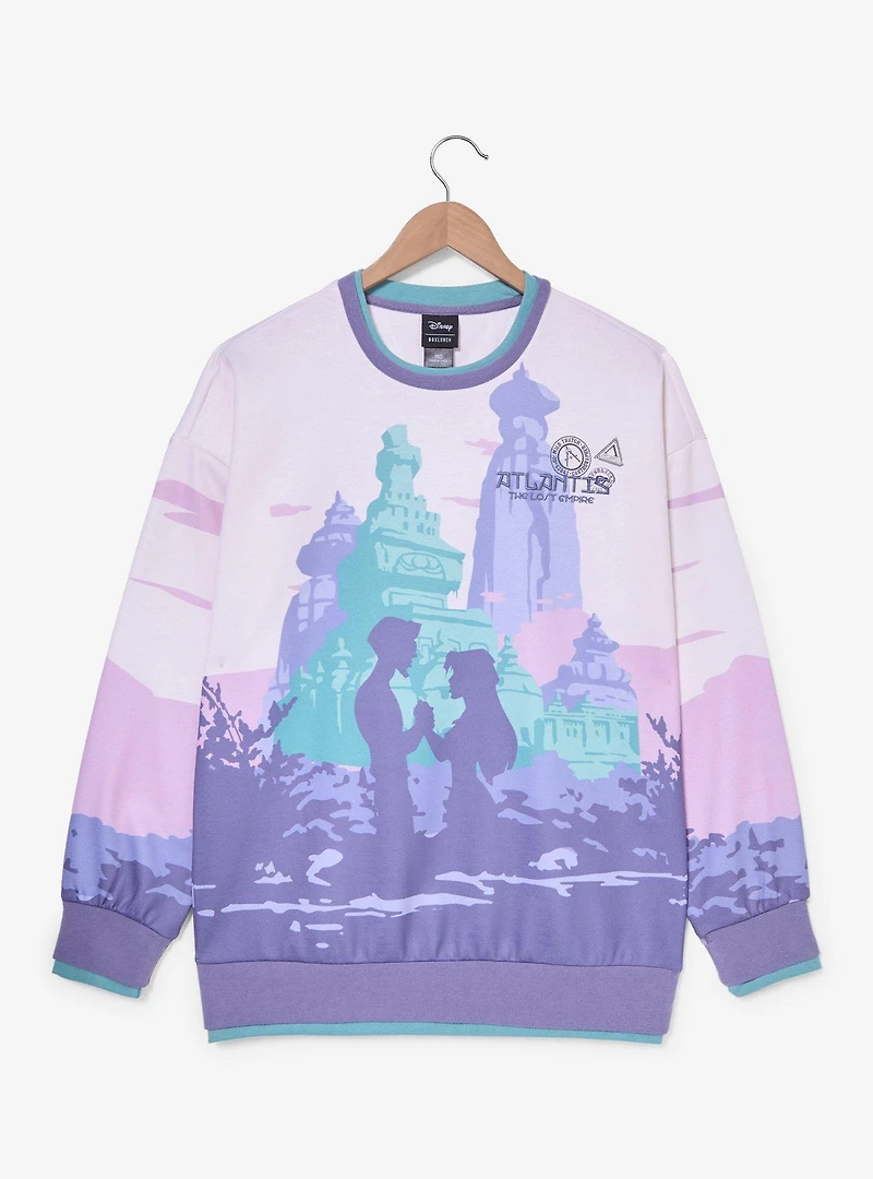 Disney Atlantis: The Lost Empire Tonal Scene Women's Crewneck - BoxLunch Exclusive