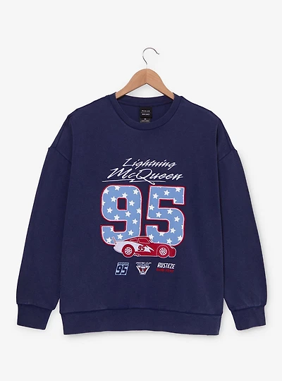 Disney Pixar Cars Lightning McQueen Americana Crewneck - BoxLunch Exclusive