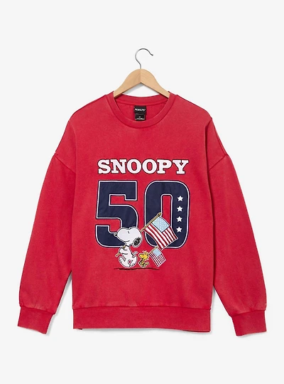Peanuts Snoopy & Woodstock Americana Crewneck - BoxLunch Exclusive