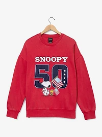 Peanuts Snoopy & Woodstock Americana Crewneck - BoxLunch Exclusive