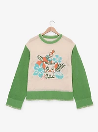 Disney Moana Pua & Hei Women's Plus Open Knit Sweater — BoxLunch Exclusive