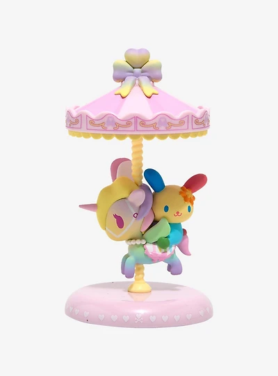 tokidoki Sanrio Hello Kitty and Friends Sweet Pink Carousel U*SA*HA*NA & Can Can Figure (Special Edition)