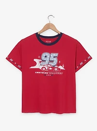 Disney Pixar Cars Lightning McQueen Americana Fireworks Women's T-Shirt — BoxLunch Exclusive