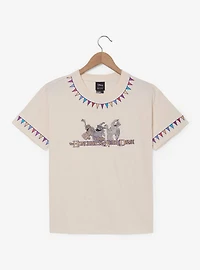 Disney The Hunchback of Notre Dame Gargoyles Embroidered Women's T-Shirt - BoxLunch Exclusive