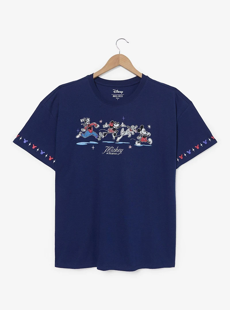 Disney Mickey and Friends Americana Women's Plus T-Shirt — BoxLunch Exclusive