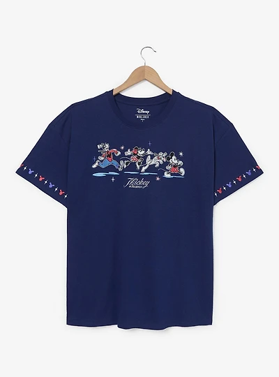Disney Mickey and Friends Americana Women's Plus T-Shirt — BoxLunch Exclusive