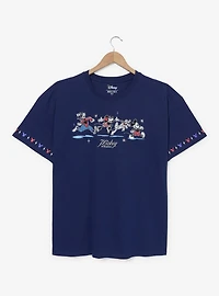 Disney Mickey and Friends Americana Women's Plus T-Shirt — BoxLunch Exclusive