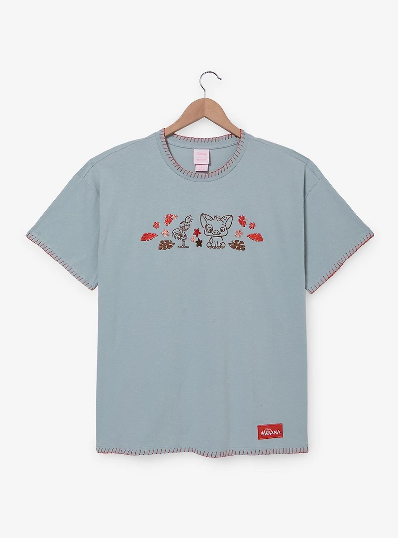 Disney Moana Pua & Hei-Hei Women's Plus T-Shirt - BoxLunch Exclusive