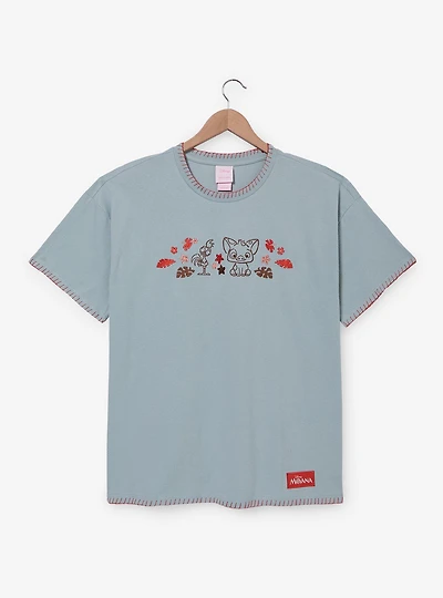 Disney Moana Pua & Hei-Hei Women's Plus T-Shirt - BoxLunch Exclusive