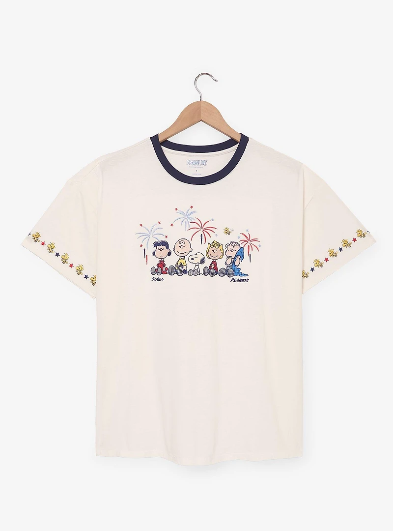 Peanuts Fireworks Women's Plus T-Shirt — BoxLunch Exclusive