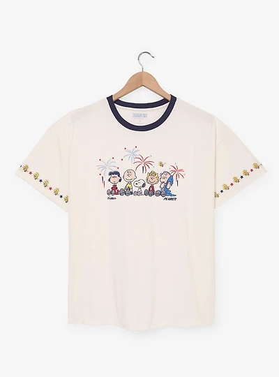 Peanuts Fireworks Women's Plus T-Shirt — BoxLunch Exclusive