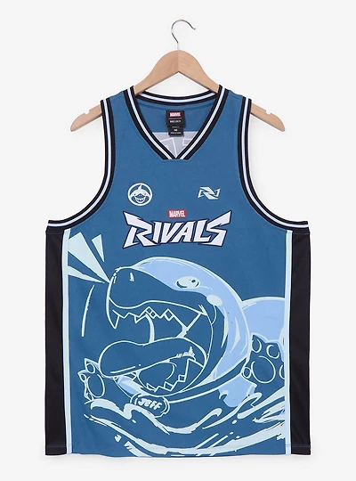 Marvel Rivals Jeff the Land Shark Basketball Jersey — BoxLunch Exclusive