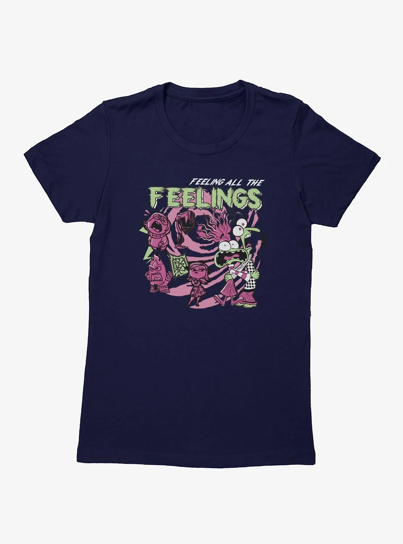 Inside Out 2 Feeling All The Feelings Womens T-Shirt