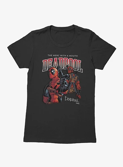 Marvel Deadpool The Merc With A Mouth Womens T-Shirt