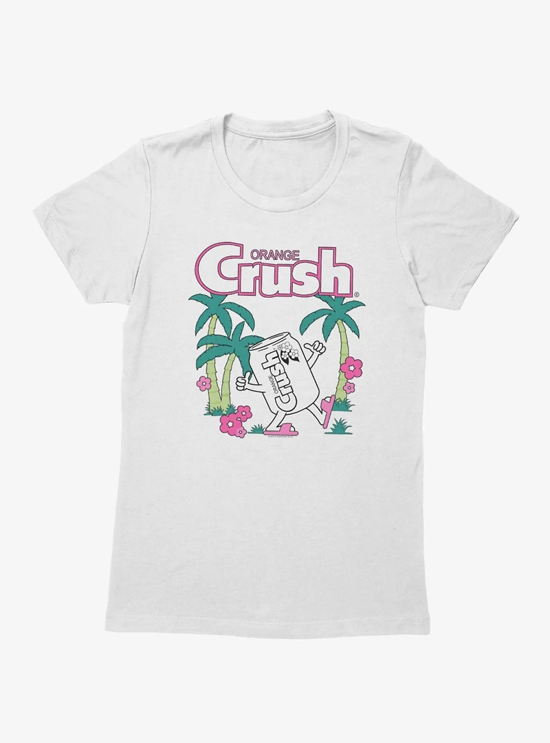 Crush Orange Womens T-Shirt