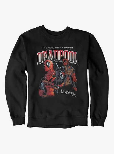 Marvel Deadpool The Merc With A Mouth Sweatshirt