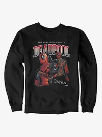 Marvel Deadpool The Merc With A Mouth Sweatshirt