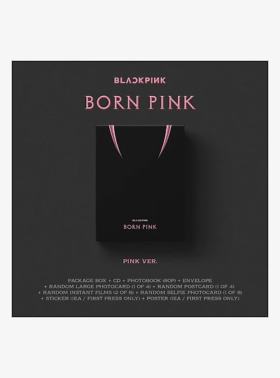 Blackpink Born Pink Version A/Pink Standard CD Boxset