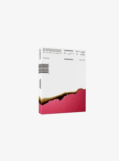 LE SSERAFIM 1st Studio Album Unforgiven (Bloody Rose) Vinyl LP