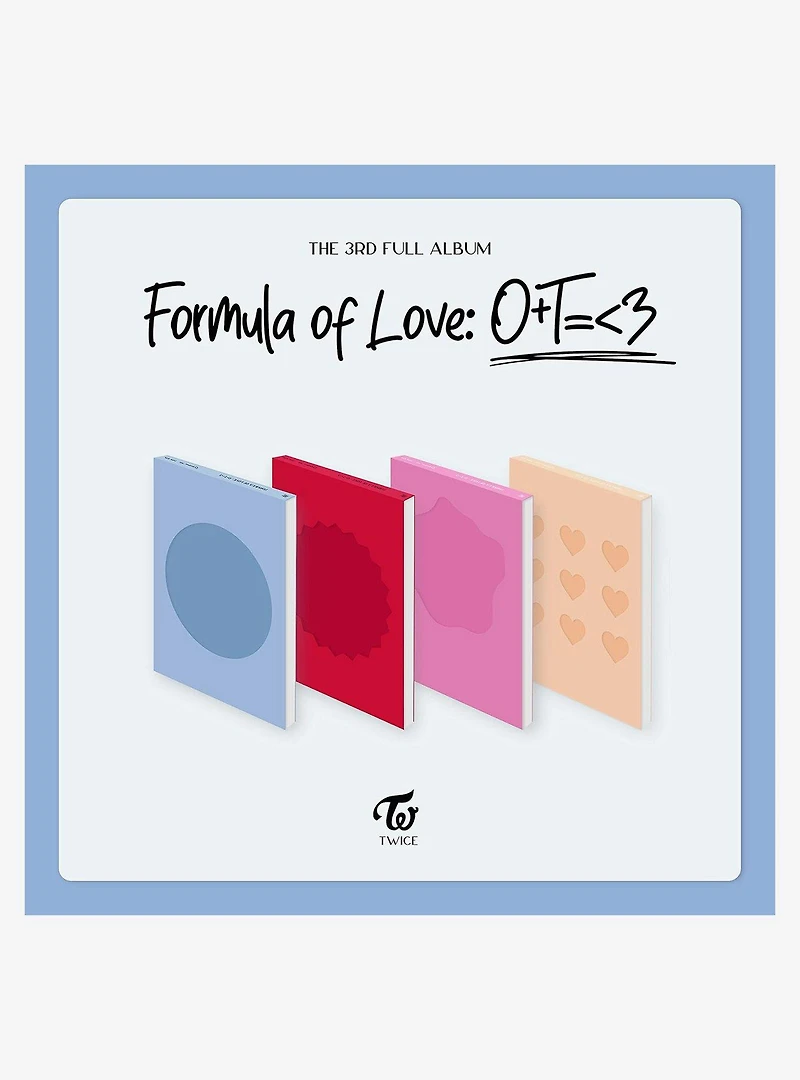 TWICE Formula Of Love: O+T=<3 Random Cover Vinyl LP