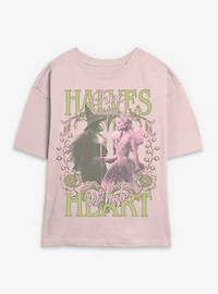 Wicked: For Good Two Halves Of The Whole Heart Womens Skimmer T-Shirt