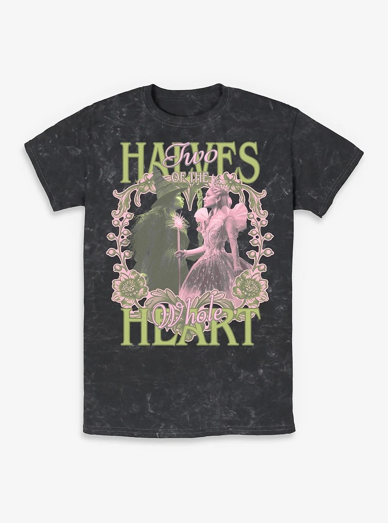 Wicked: For Good Two Halves Of The Whole Heart Mineral Wash T-Shirt