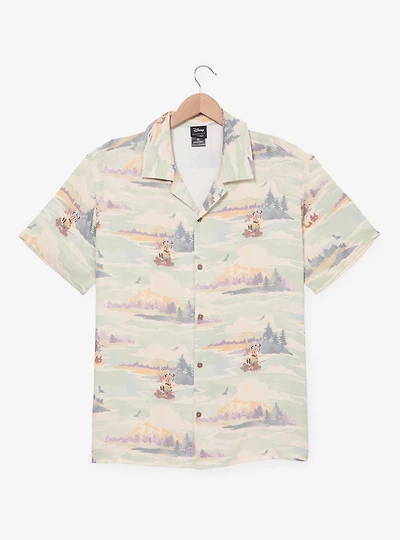 Disney A Goofy Movie Perfect Cast Allover Print Woven Button-Up - BoxLunch Exclusive