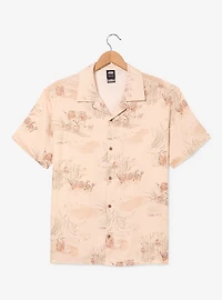 Star Wars Ewoks Illustrated Woven Button-Up — BoxLunch Exclusive