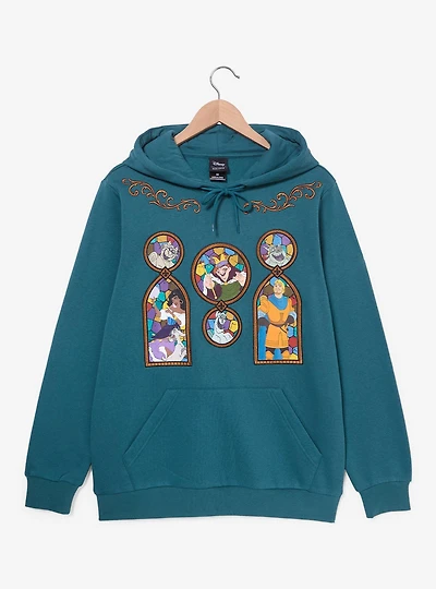 Disney The Hunchback of Notre Dame Stained Glass Portraits Hoodie - BoxLunch Exclusive