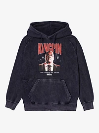 Marvel Daredevil Kingpin Of Crime Mineral Wash Hoodie