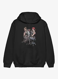 Marvel Winter Soldier & Black Widow Tattoo Heart Hoodie
