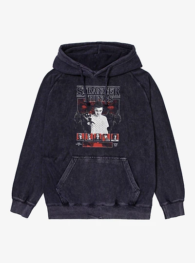 Stranger Things Almost Over Mineral Wash Hoodie