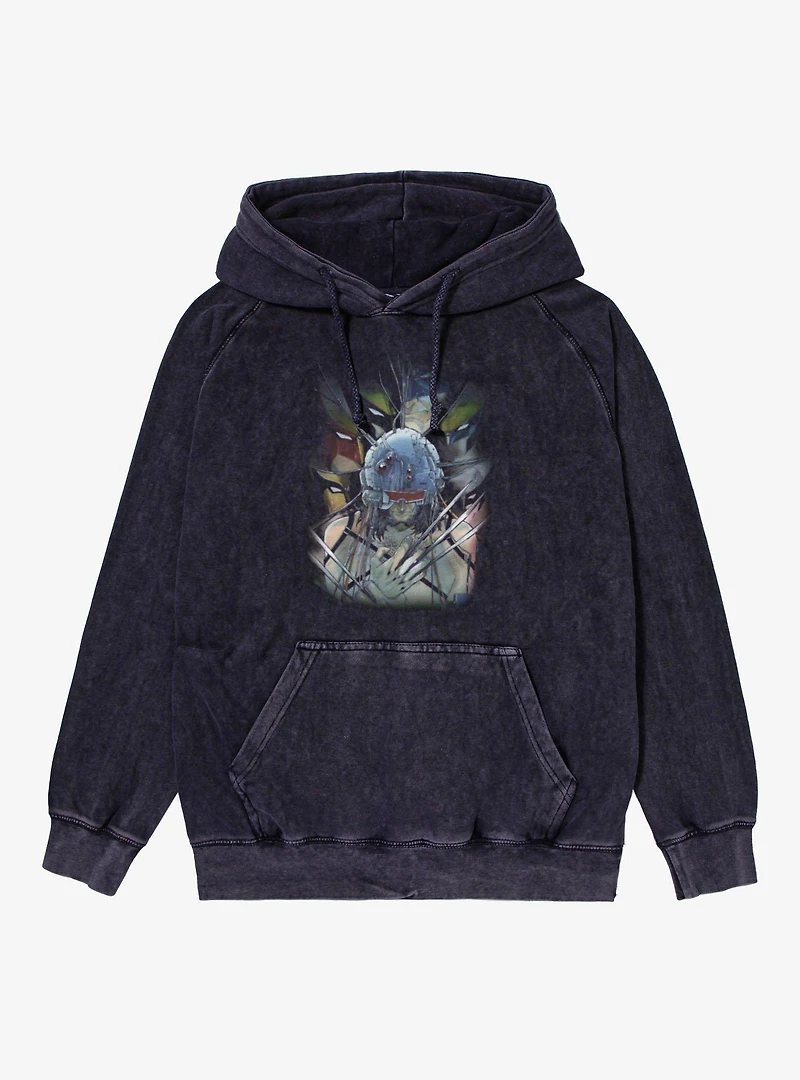 Marvel X-Men Wolverine Mineral Wash Hoodie