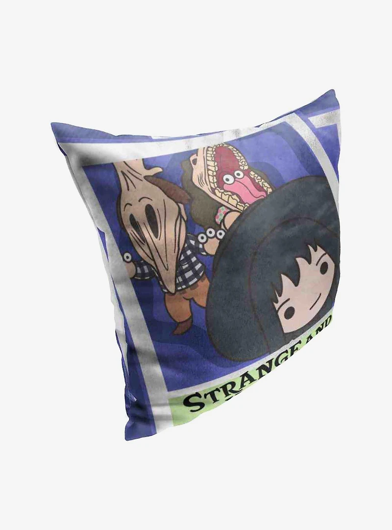 Beetlejuice Strange Selfie Throw Pillow