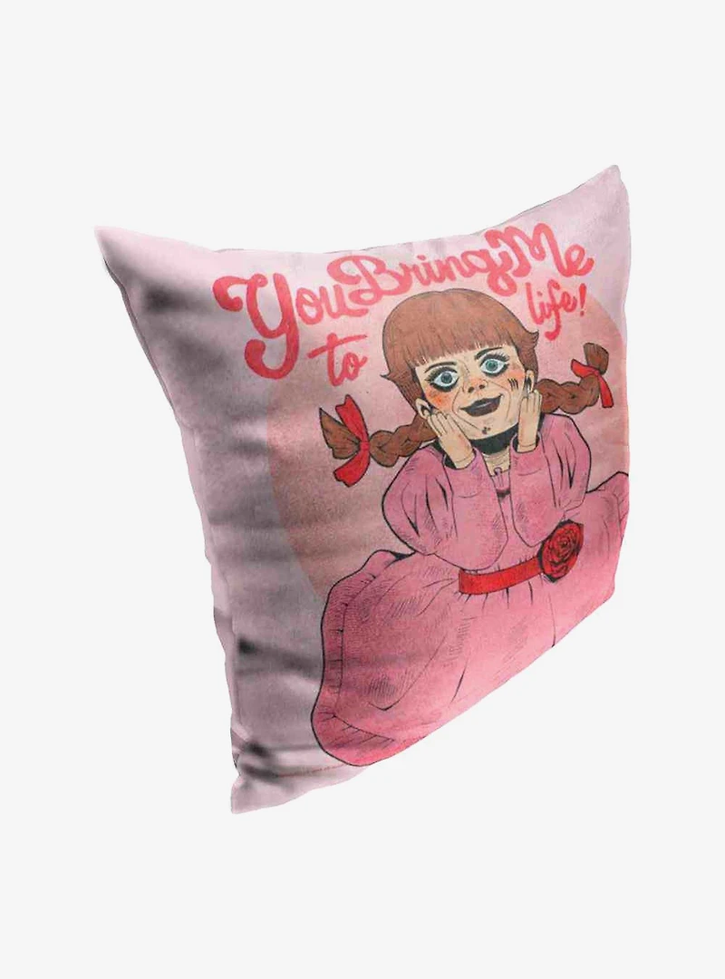 Annabelle Bring Me To Life Throw Pillow