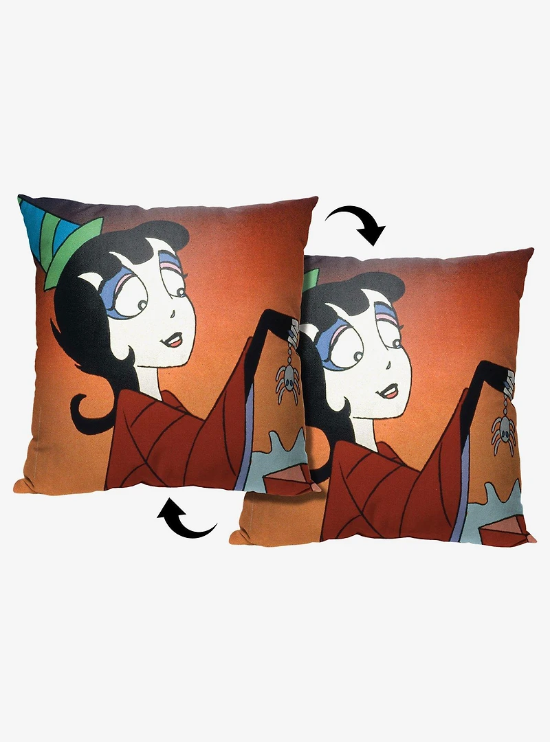 Beetlejuice Creepy Lydia Throw Pillow