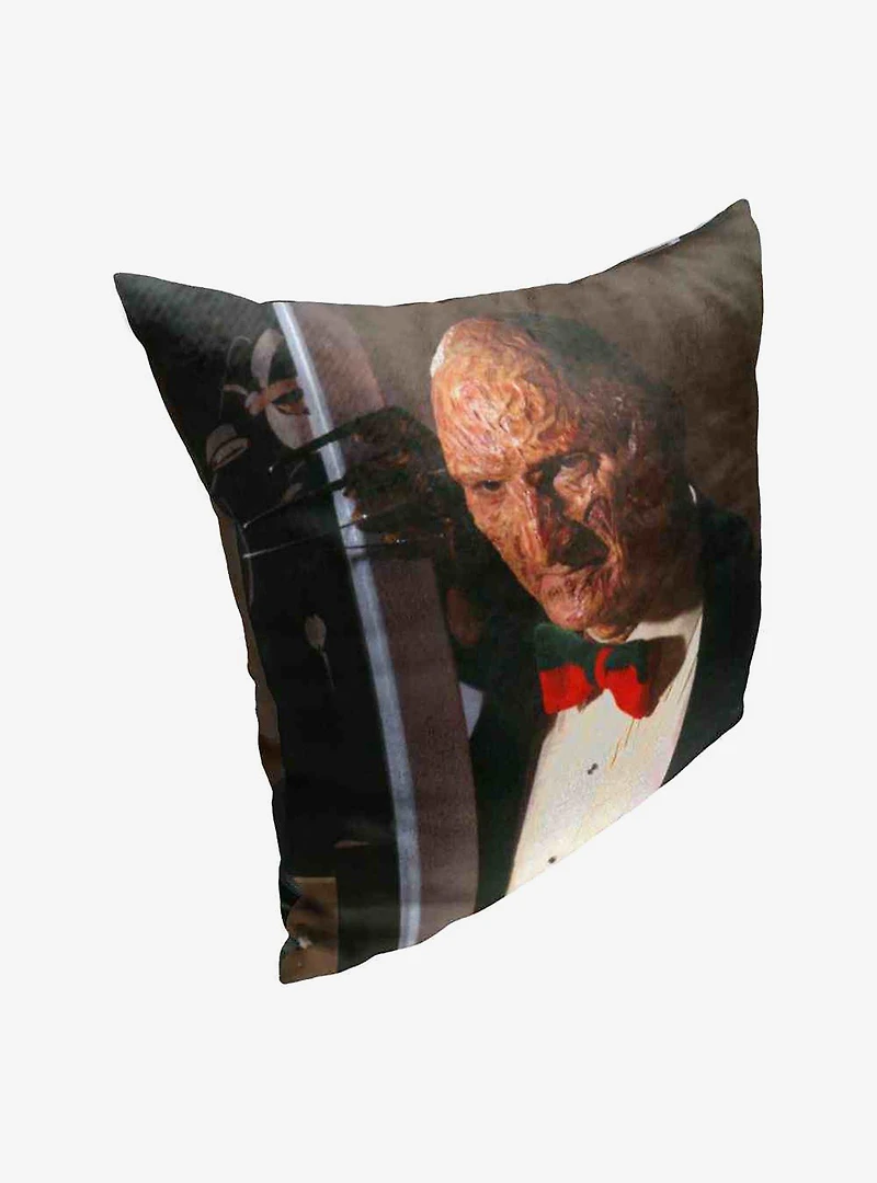 Nightmare on Elm Street Dapper Freddy Throw Pillow